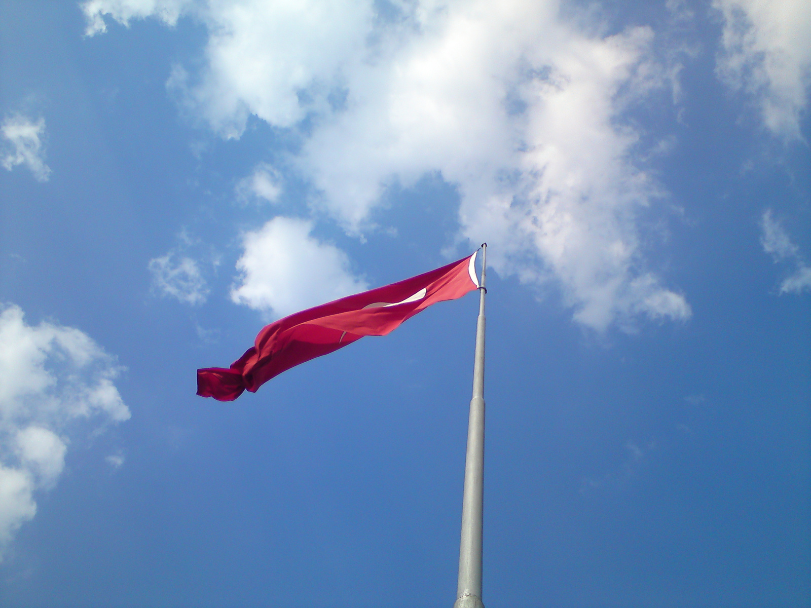 Turkish flag and the clouds...