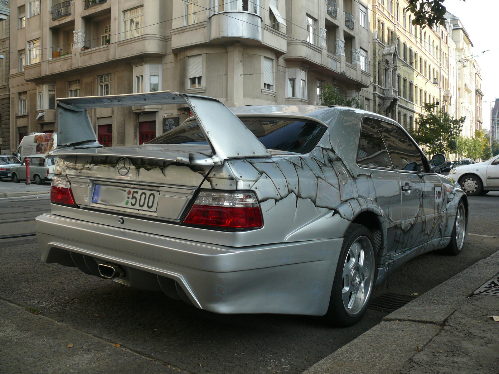 Mercedes (gondolom) E500 coupe DTM optika