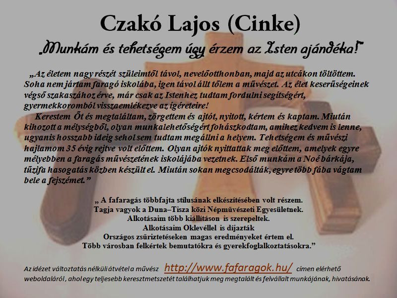 Czakó Lajos  (Cinke)