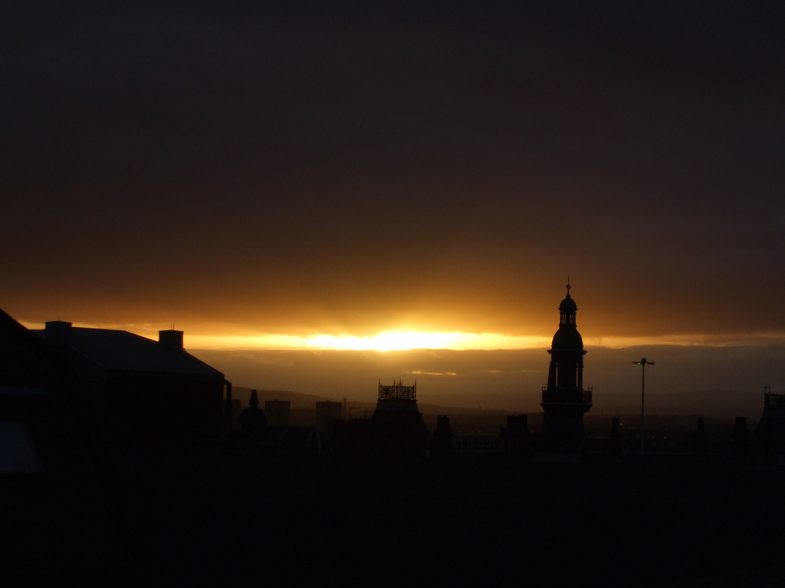 naplemente Glasgowban