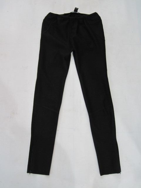 91006A-07  GUCCI BLACK WOOL TROUSERS SIZE 2 4 6 PRICE USD34