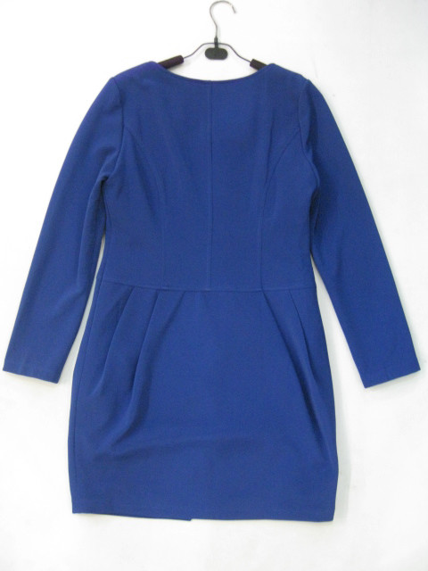 91012A-39  GUCCI BLUE COTTON DRESS SIZE 2 4 6 (BACK) PRICE USD39