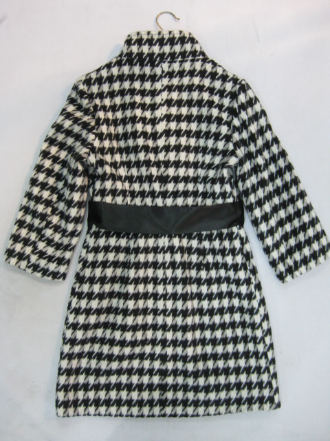 91013A-16   CHANEL  COTTON +WOOL COAT SIZE 2 4 6 PRICE USD45 .