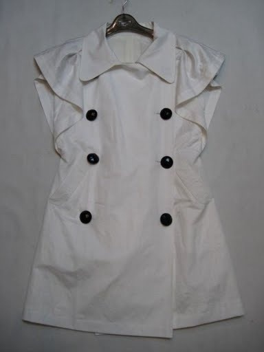 90805B-33 CK WHITE COTTON&LINEN DRESS SIZE 2 4 6 PRICE USD 43[1]