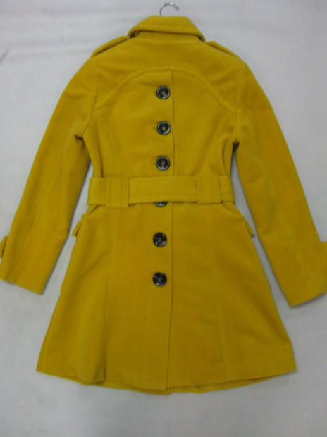 90921A-29  CK YELLOW WOOL JACKET SIZE 2 4 6(BACK) PRICE USD54