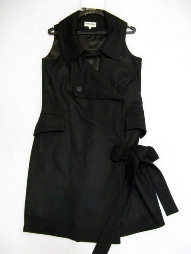 90810C-40A MIUMIU BLACK WOOL DRESS SIZE 2 4 6 PRICE USD 51[1]