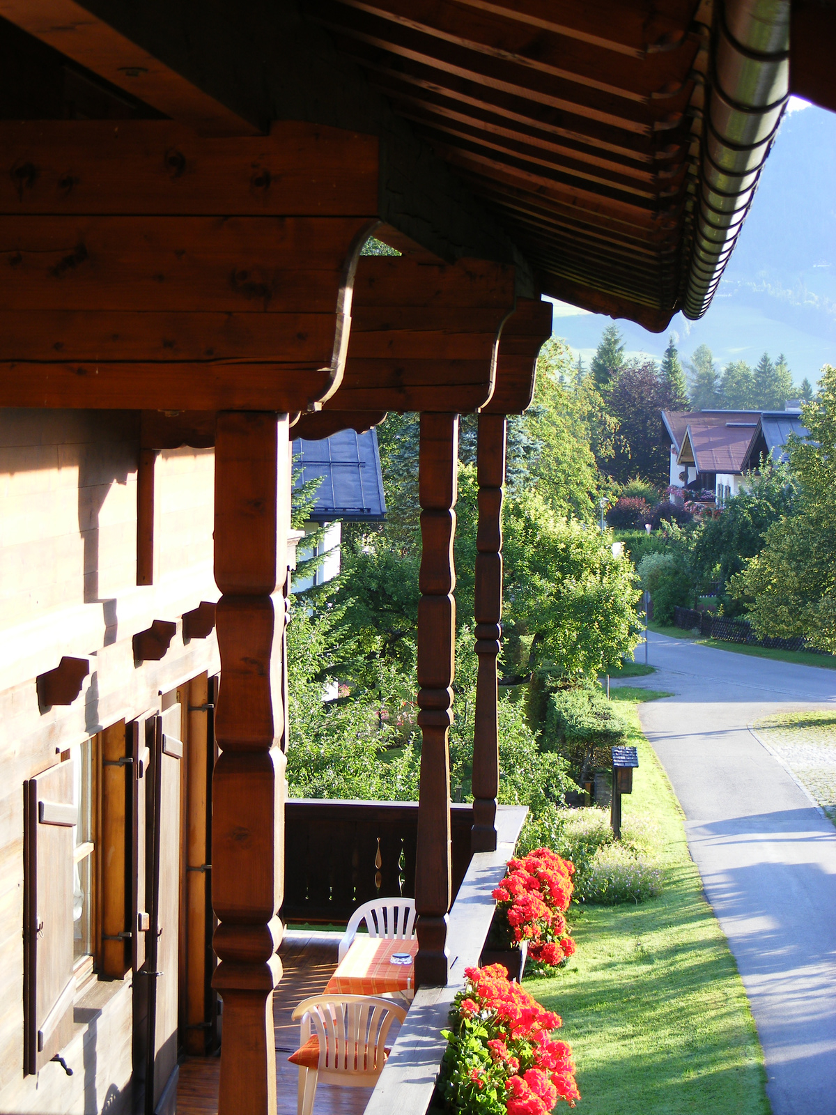 Menkenhof panzió terasz