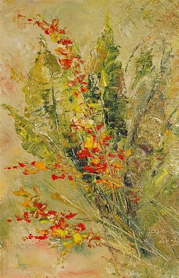 Debrei eva - Mezei viragok 30x50 cm (Medium)