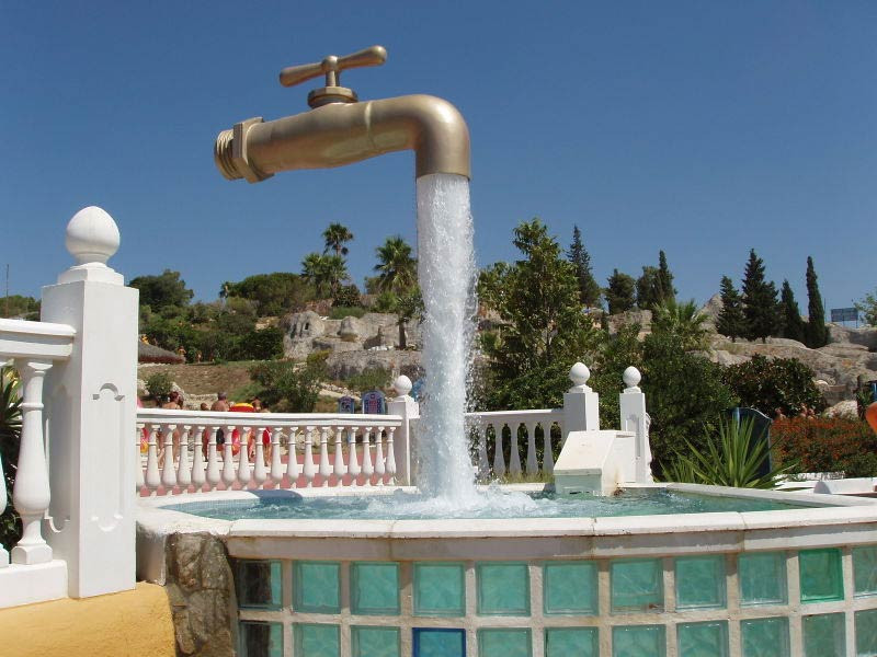 Mágikus vízcsap, Magic Tap Cadiz Spanyolország