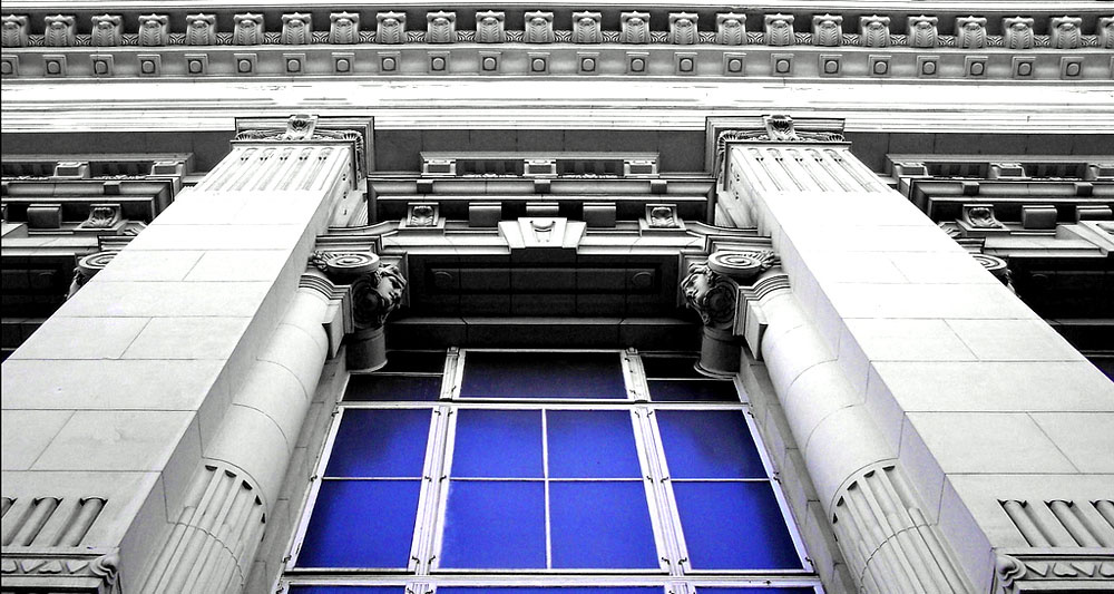 Blue windows