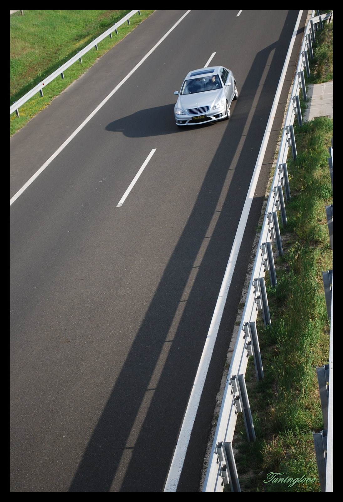 S63 AMG on highway