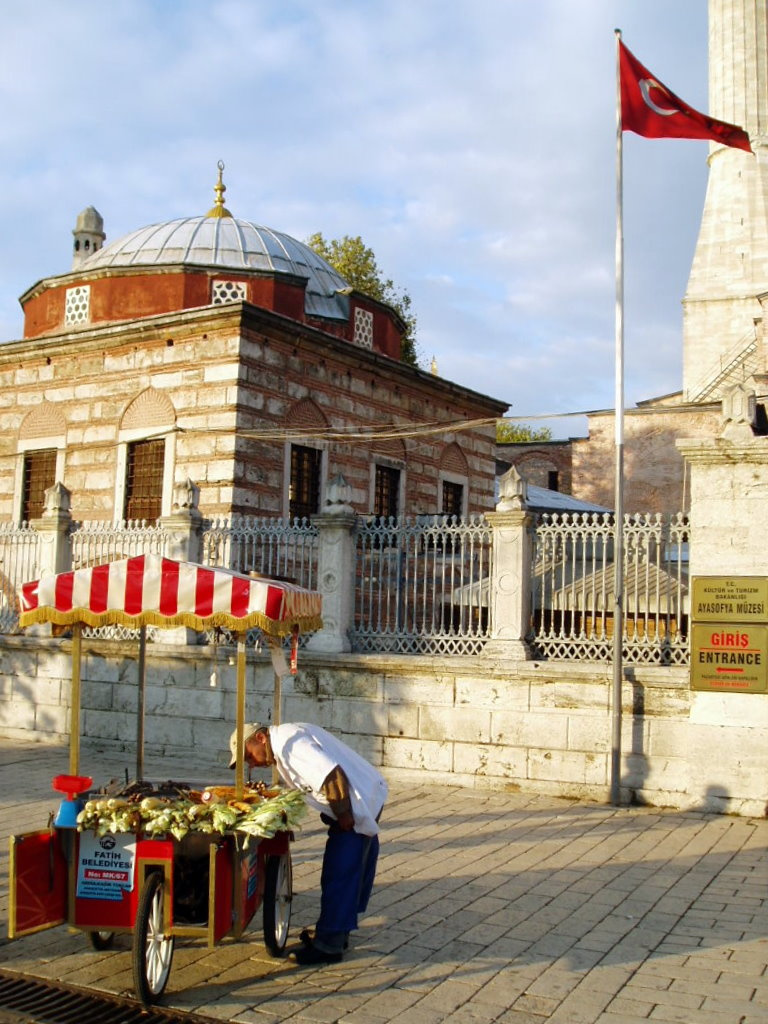 Hagia Sophia és a kukoricás bácsi